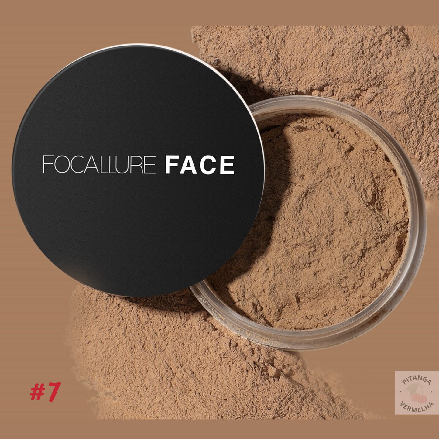 Pó Solto Facial FOCALLURE 9 Cores