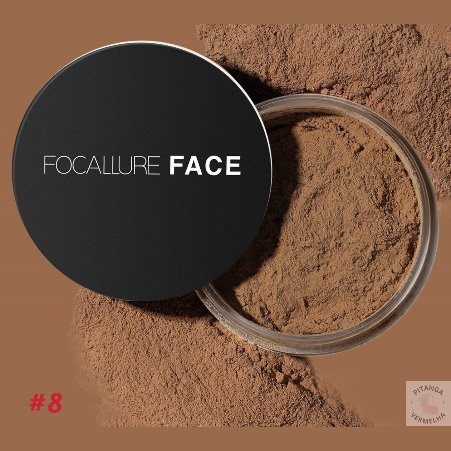 Pó Solto Facial FOCALLURE 9 Cores
