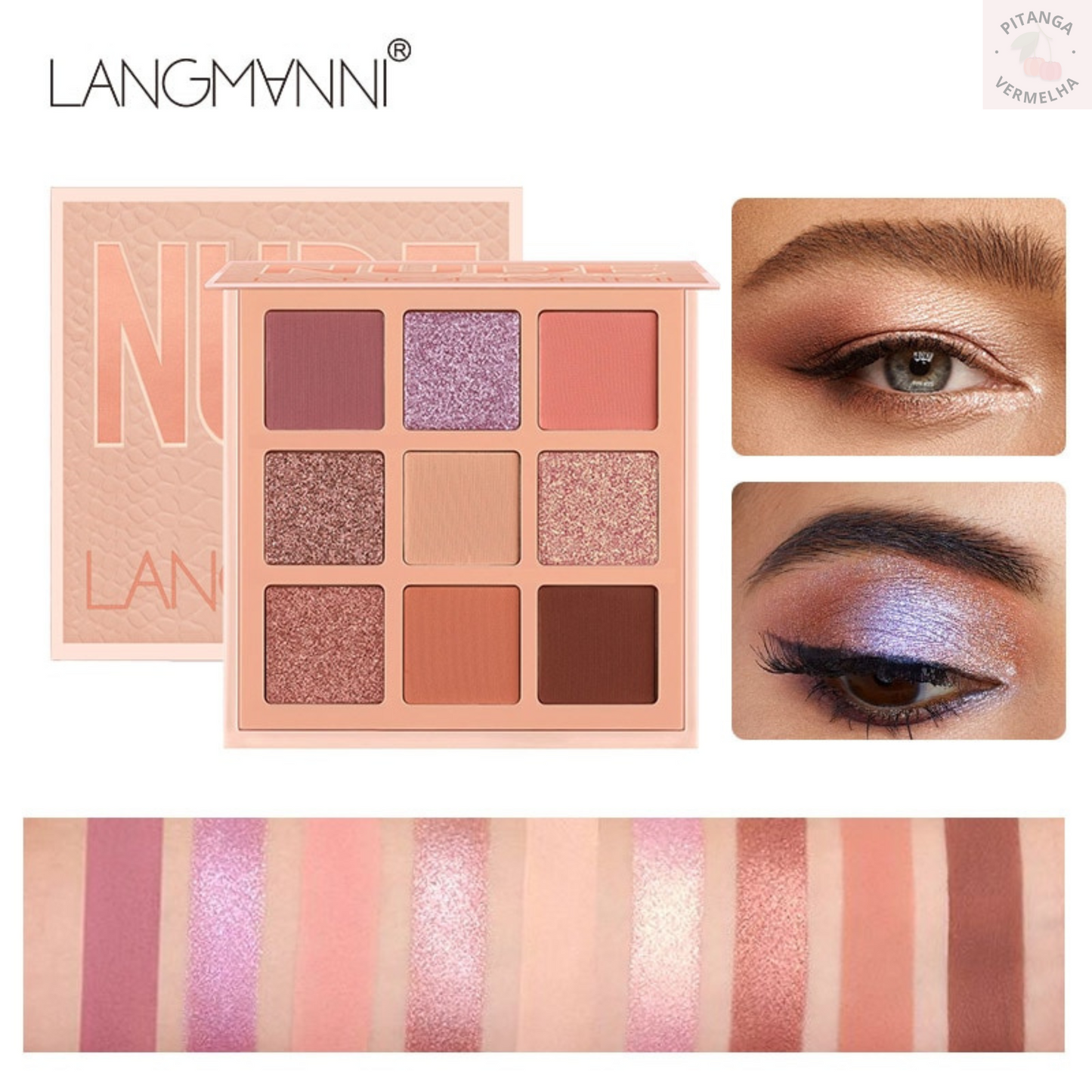 Paleta de sombras Nude - LANGMANNI