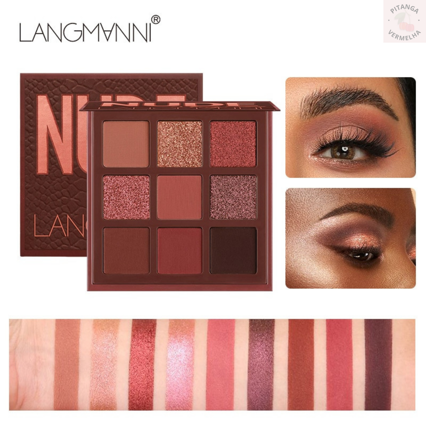 Paleta de sombras Nude - LANGMANNI