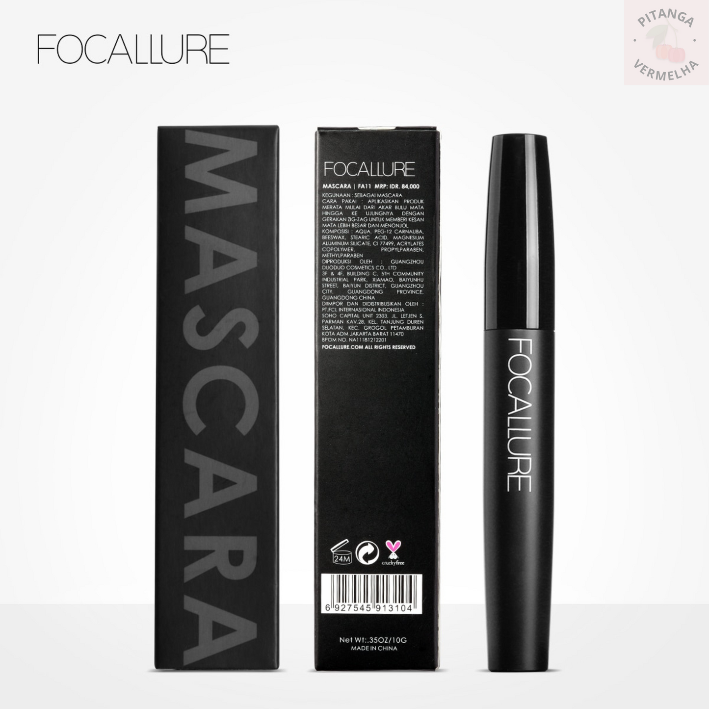 Máscara de cílios Black FOCALLURE